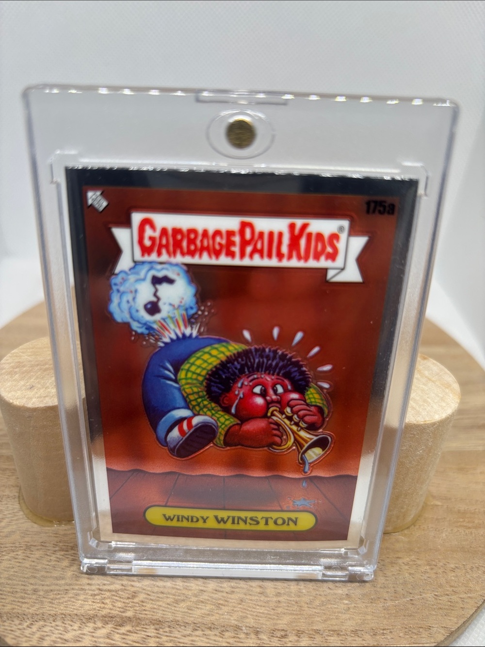 Garbage Pail Kids Windy Winston Trading Card - Red